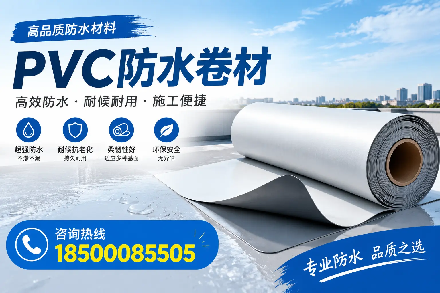 如何在大庆选择合适的pvc防水卷材