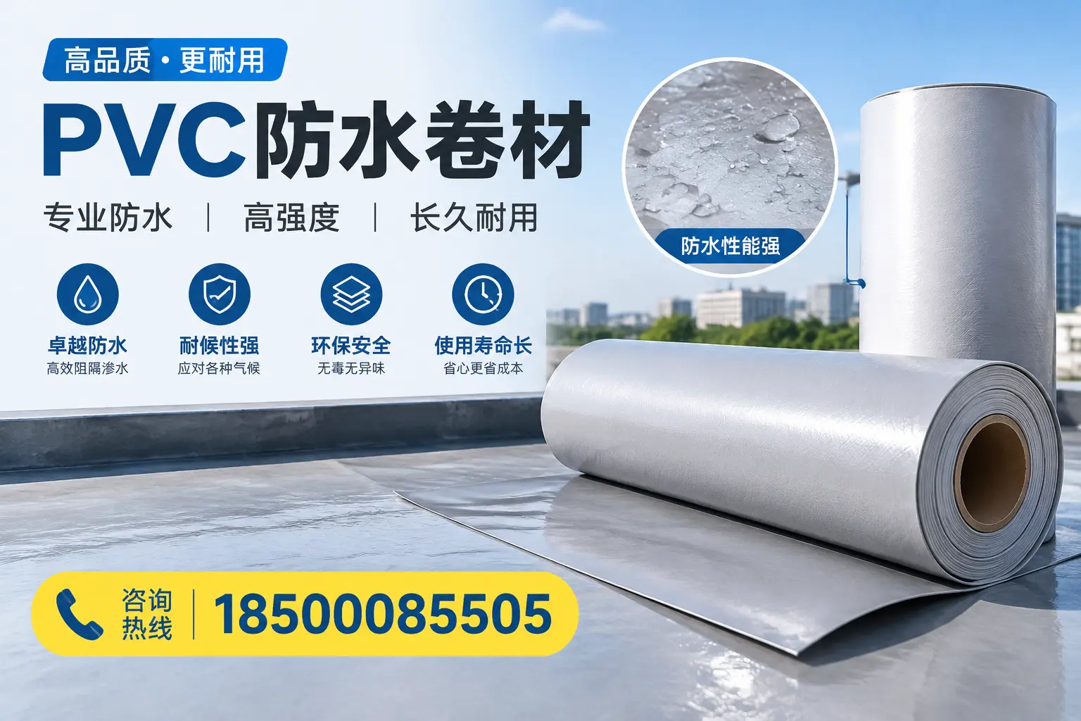 PVC防水卷材的安装方法与注意事项，大庆用户必看